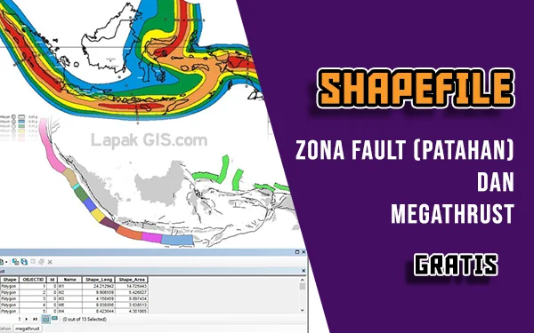 Shapefile Zona Fault (Patahan) dan Megathrust Gratis