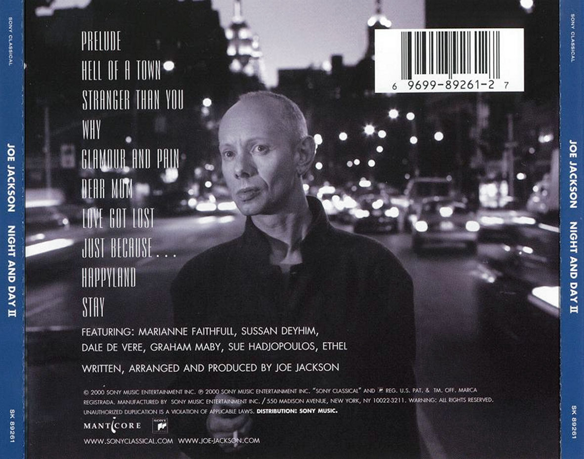 Classic Rock Covers Database Joe Jackson Night and Day II (2000)