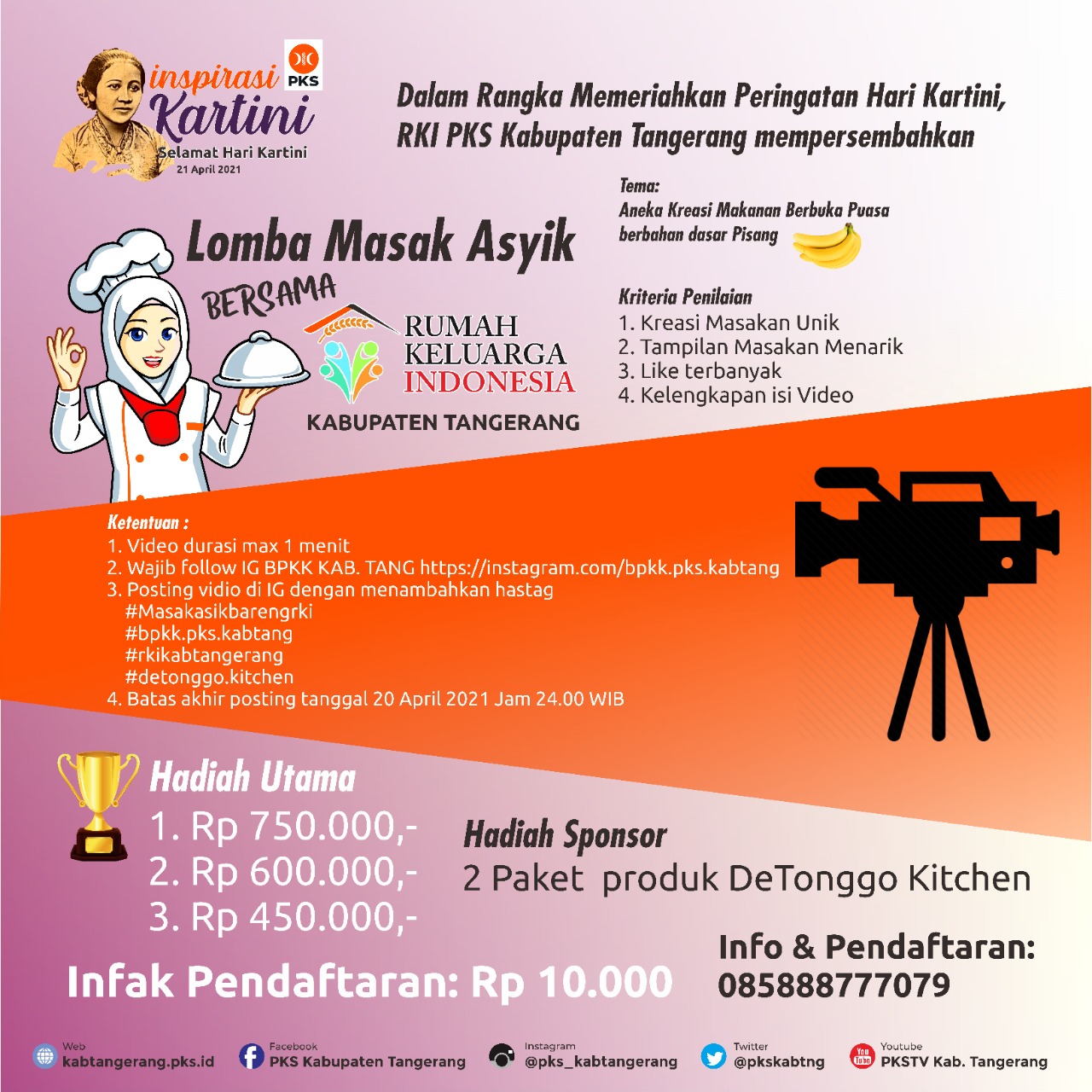 Perempuan Pks Kabupaten Tangerang Gelar Lomba Di Hari Kartini