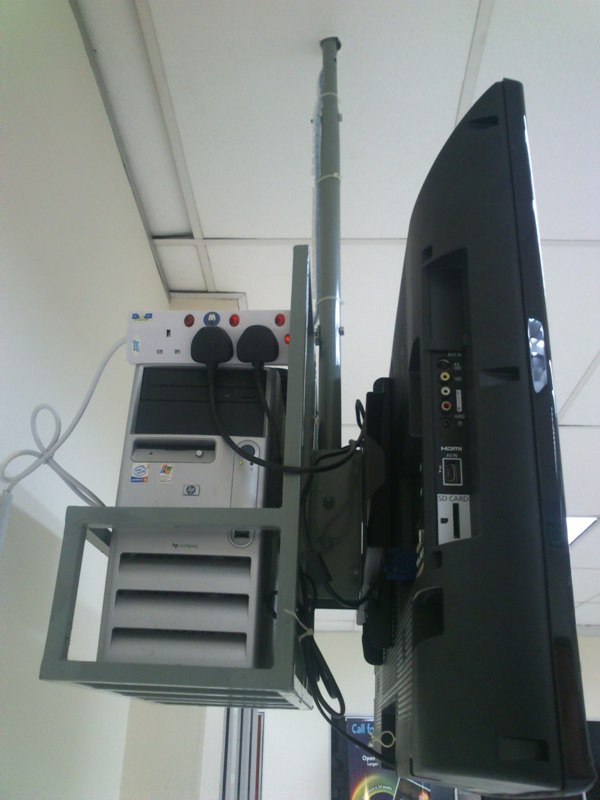 LCD TV and Computer Ceiling Mount Bracket Any Tips Dot Com