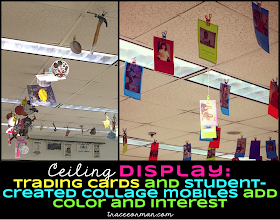 Use the ceiling to display student work. Read more: www.traceeorman.com
