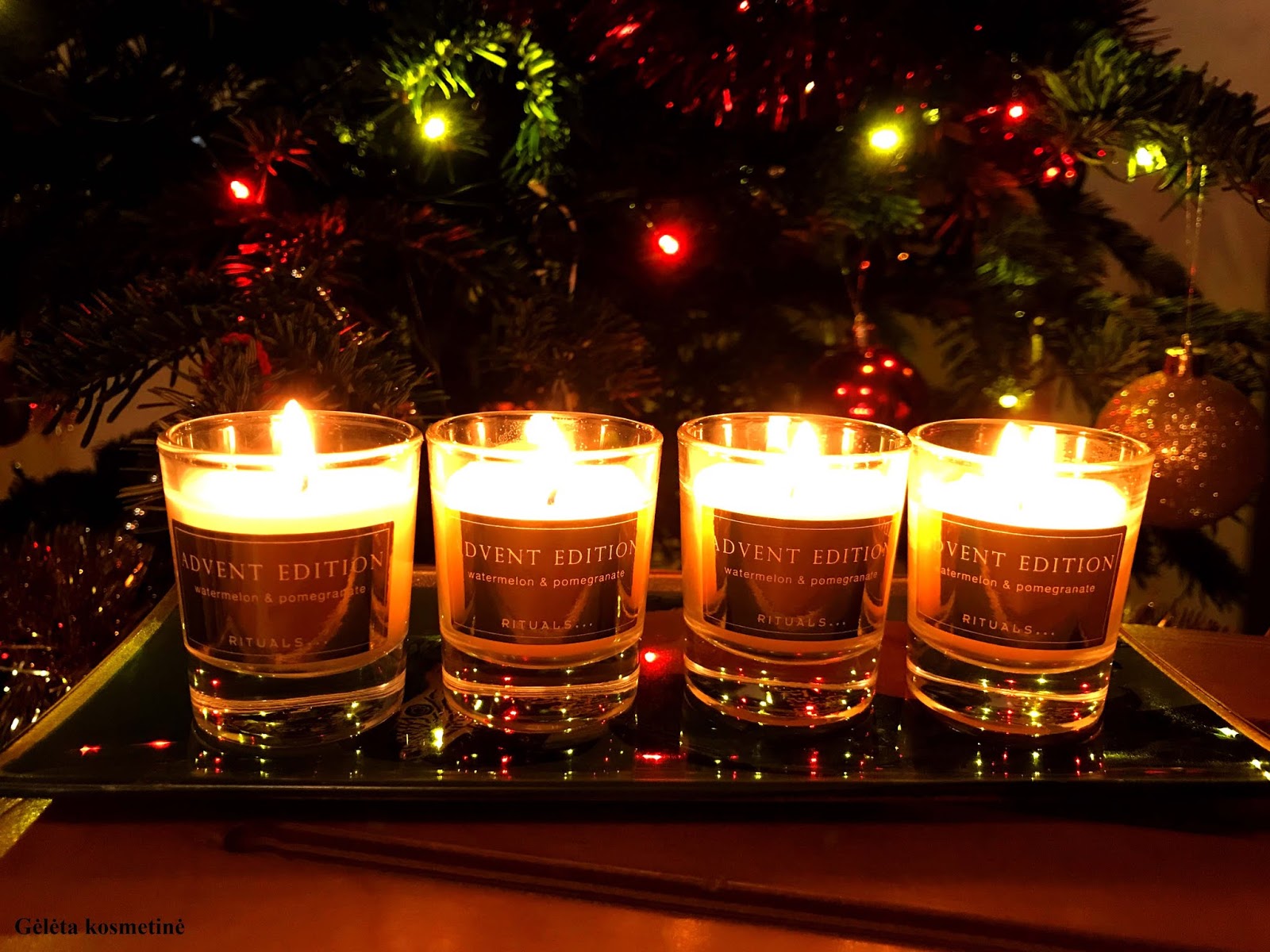 RITUALS... Advent Edition Watermelon & Pomegranate kvapnioji žvakė iš