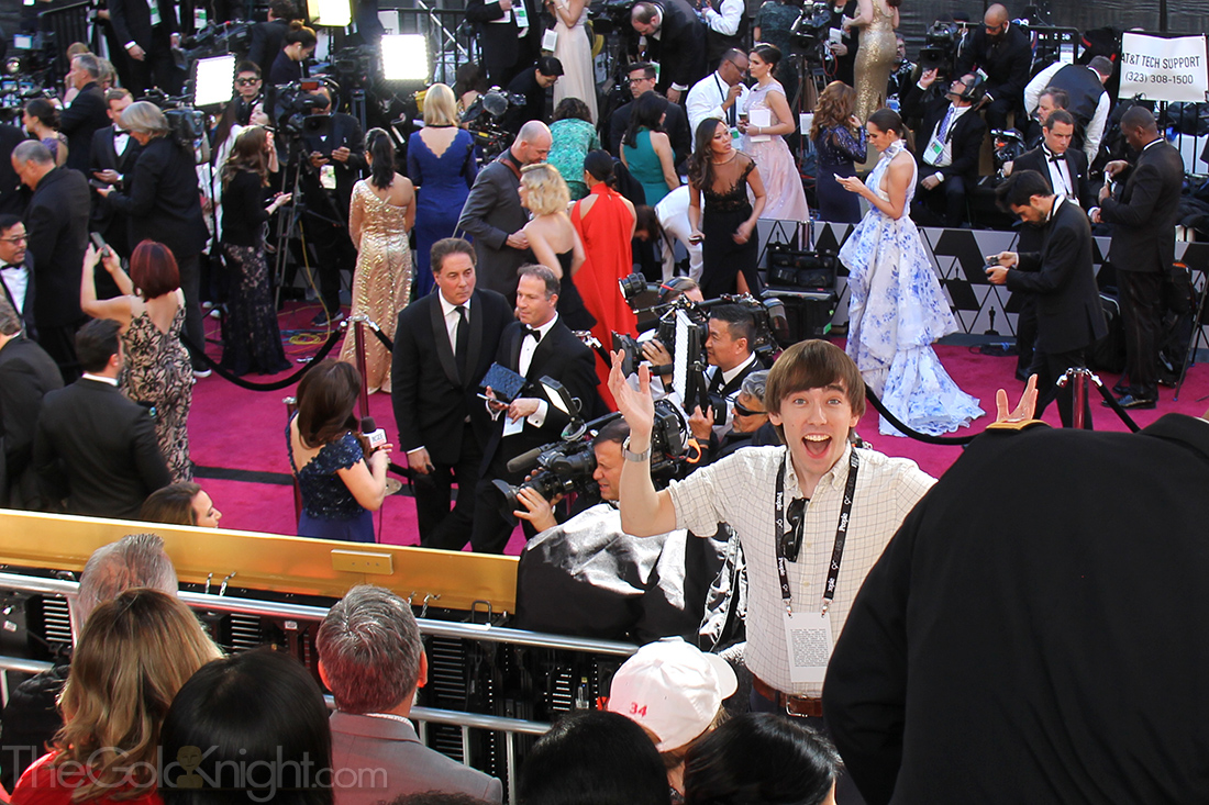 Photo Gallery The view from the Red Carpet fan bleachers at the 2018