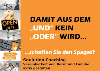 Soulution Coaching Silke Mekat Unternehmensberatung für familienbewusste Personalpolitik Vereinbarkeit von Beruf und Familie Postkarte