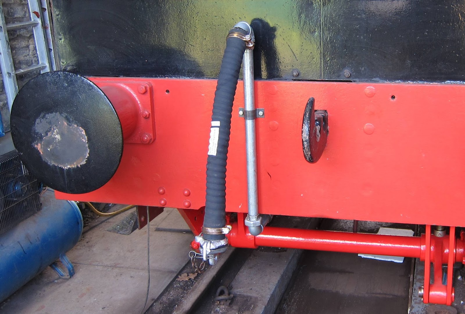 Sentinel Steam Loco 7109 Vacuum Braking (14) Testing (1)