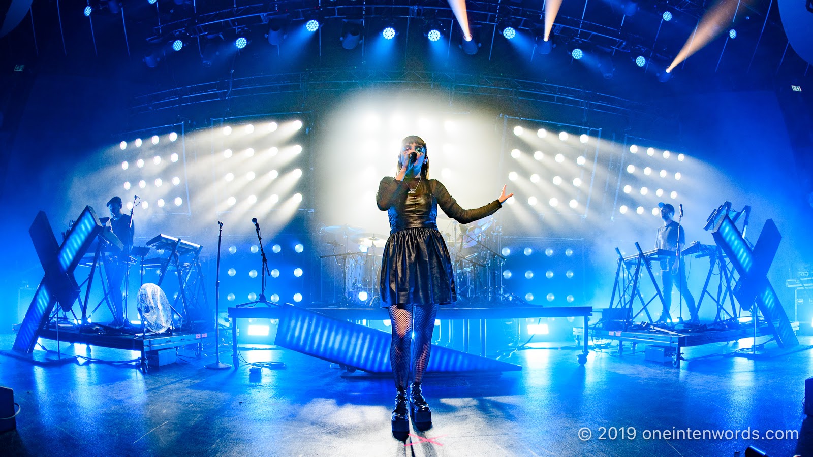 one in ten words Chvrches at Rebel Concert Photos