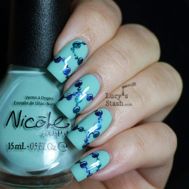 Lucy's Stash - Strands Of Beads Nail Art 