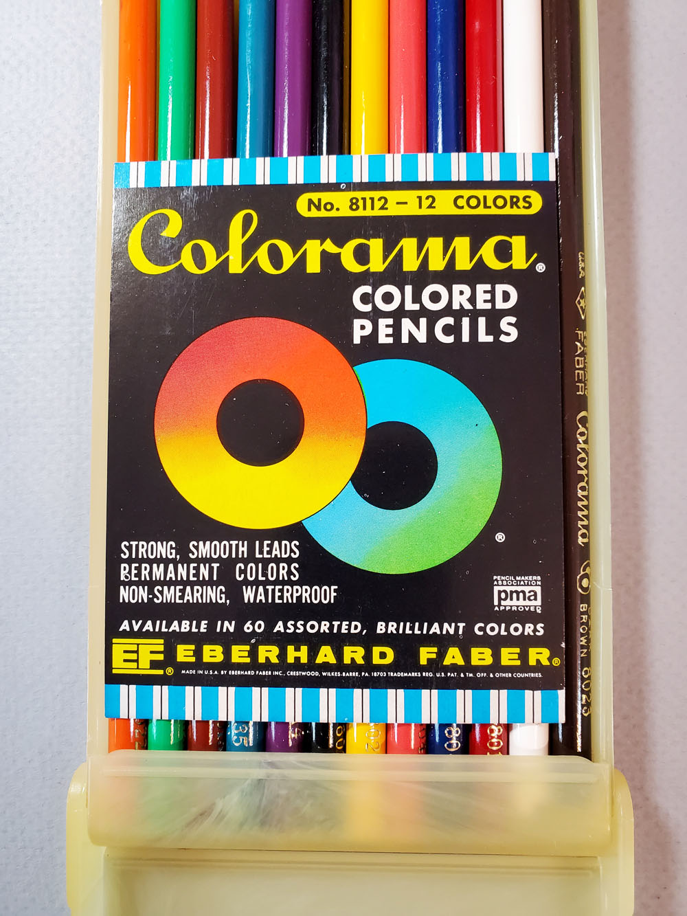 Vintage Berol Prismacolor Colored Pencils Set of 72 New Old Stock  Unsharpened Full Length Pencils in Vintage Box Made in USA 