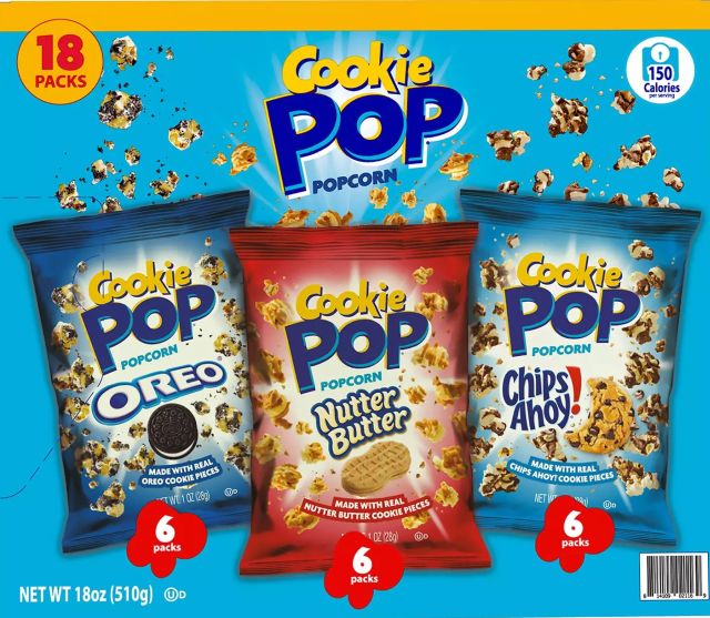 Sam's Club Selling Exclusive Variety Pack of Cookie Pop Popcorn with