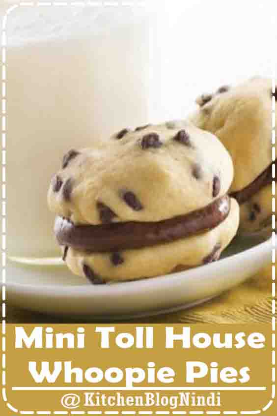 4.9★★★★★ | You won't believe how soft and delicious these cute little Mini Toll House Whoopie cookie pies are! The chocolate marshmallow filling is so decadent and easy - it’s the perfect filling for these cookie sandwiches. #MiniToll #House #Whoopie #Pies 4.9★★★★★ | You won't believe how soft and delicious these cute little Mini Toll House Whoopie cookie pies are! The chocolate marshmallow filling is so decadent and easy - it’s the perfect filling for these cookie sandwiches. #MiniToll #House #Whoopie #Pies