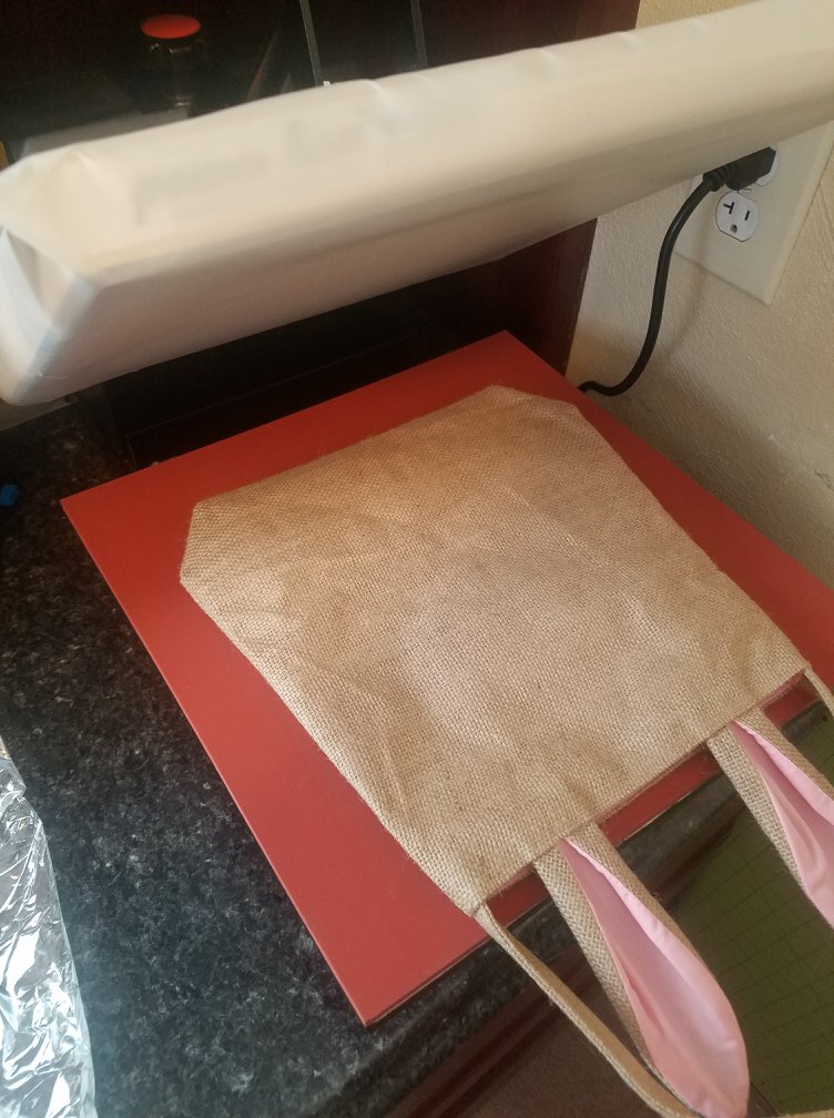 Craft Chameleon Blog Burlap Bunny Bags Heat Press & Iron Tutorial