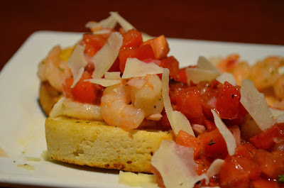 Shrimp Bruschetta Photo by Trisha Field