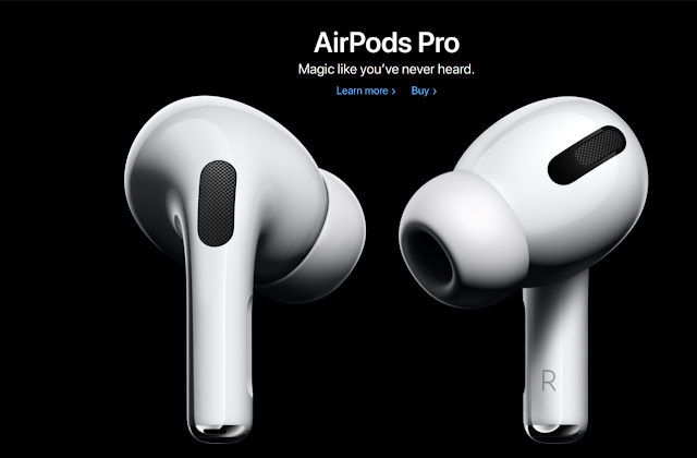 Air Pods Pro launch with Active noise cancellation and a unique design