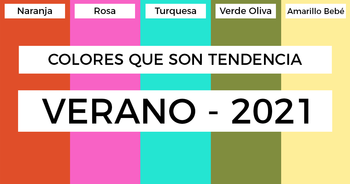 Classic Center Moda Los colores del verano 2021 que están en auge en