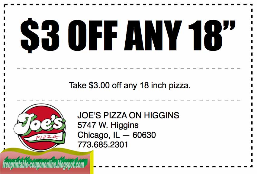 Printable Coupons 2018 Papa Joes Pizza Coupons