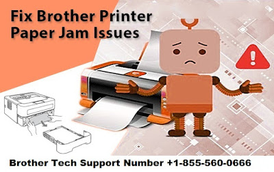 How to fix paper jam issue in brother printer 