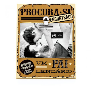 porta retrato procura-se pai lendário Loja Decoreba Uberaba