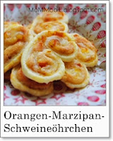 Leckeres aus Blätterteig: Orangen Marzipan Schweineohren