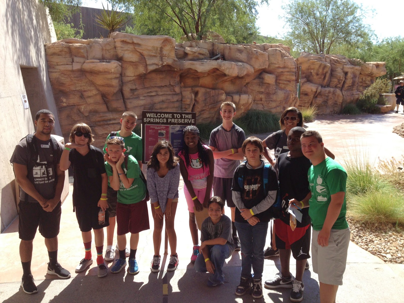 Heinrich YMCA Teen Camp Springs Preserve Field Trip