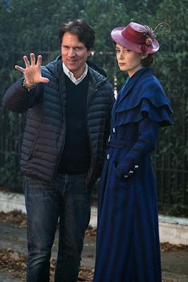 Mary Poppins Returns Rob Marshall Emily Blunt Set Photo 1