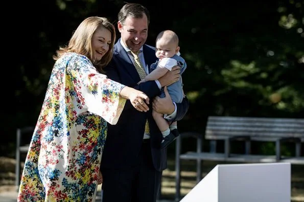 Princess Stephanie wore a floral shift dress and sleeveless midi dress from Paule Ka. Guillaume and Stephanie have a son, named Prince Charles