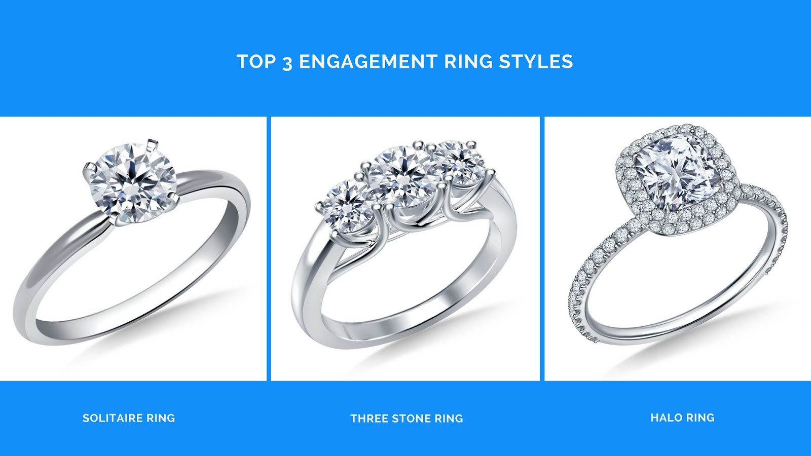 Top Three Engagement Ring Styles Which one is for you? B2C Jewels Blog