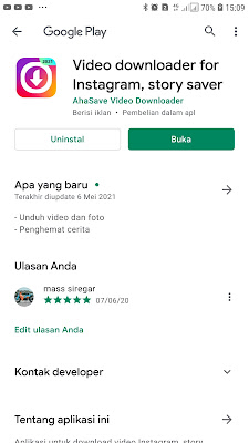 Aplikasi download video instagram