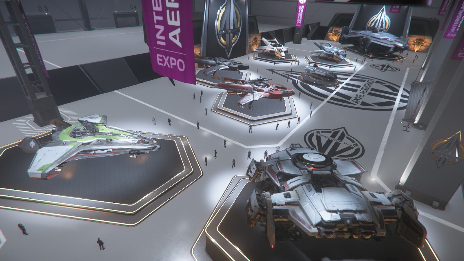 Echt Virtuell [Star Citizen] Start der Intergalactic Aerospace Expo
