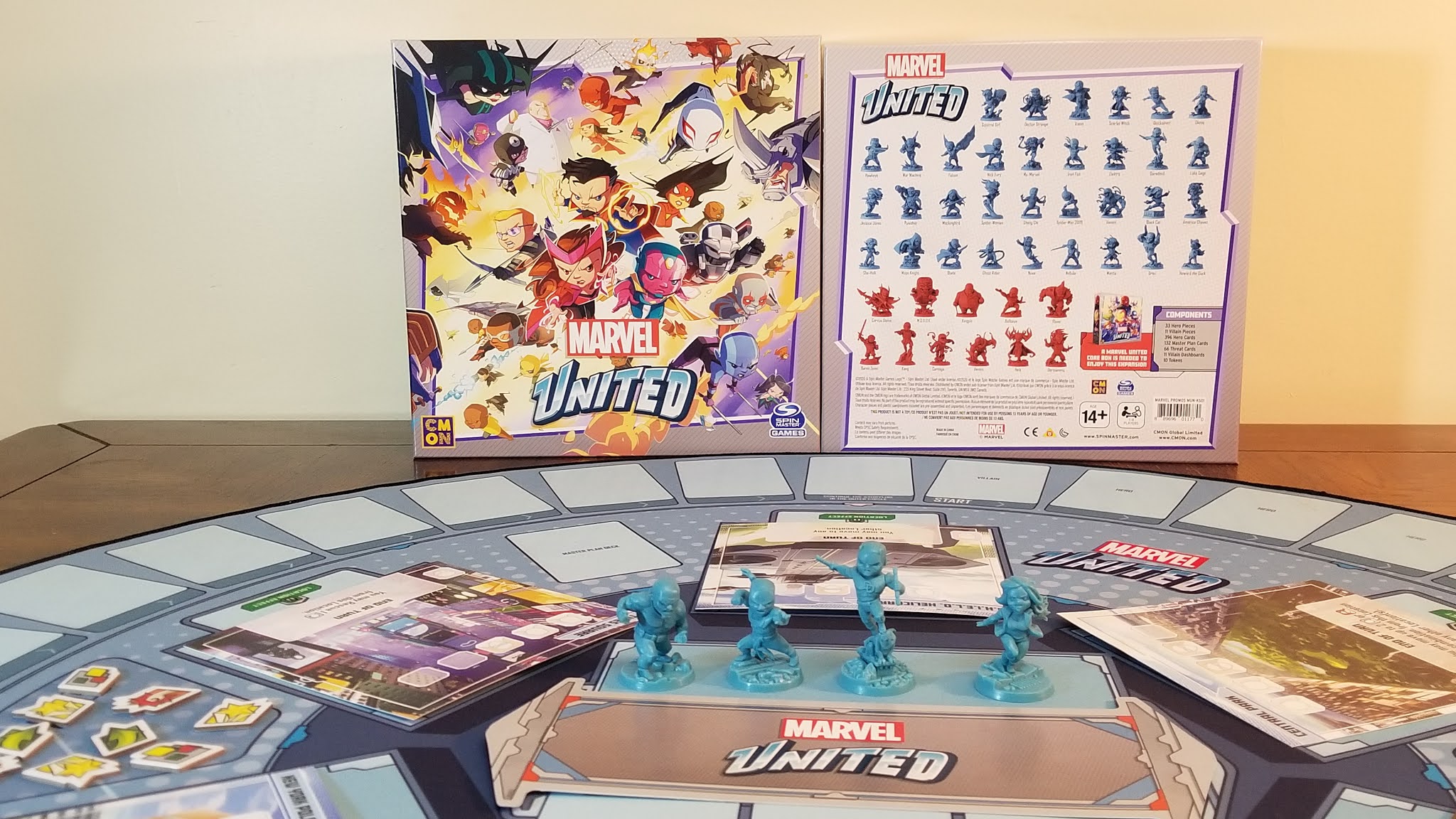 Toys & Hobbies Marvel United Playmat Kickstarter Special New Games