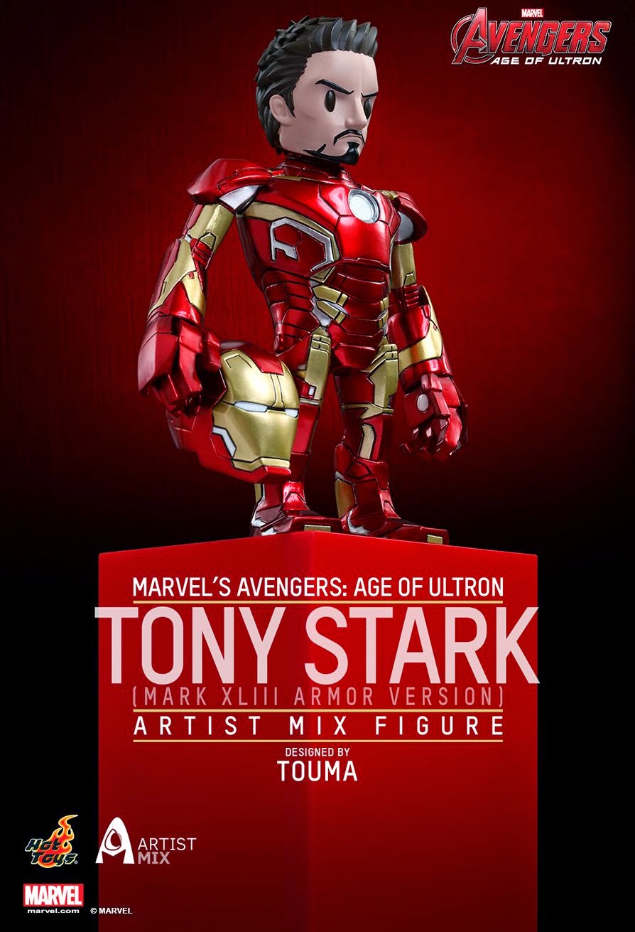 Marvel’s Avengers: Age of Ultron Tony Stark in Iron Man Mark XLIII Armor Artist Mix Figure by Touma & Hot Toys
