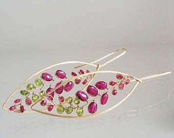 Fashion wire beads earrings