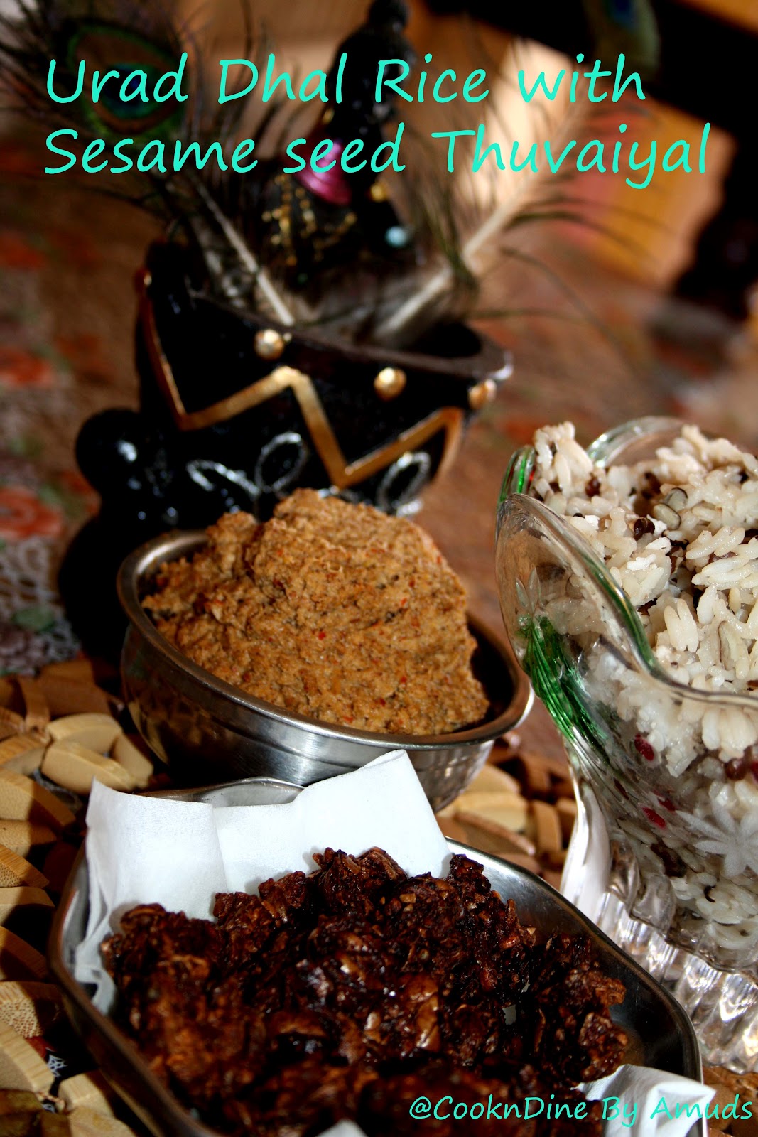 Ellu Thuvaiyal CooknDine....: Ellu Thuvaiyal/Sesame seed Thuvaiyal