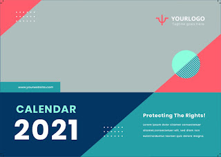 New 2021 Photoshop calendar PSD Template Free Dwonlode
