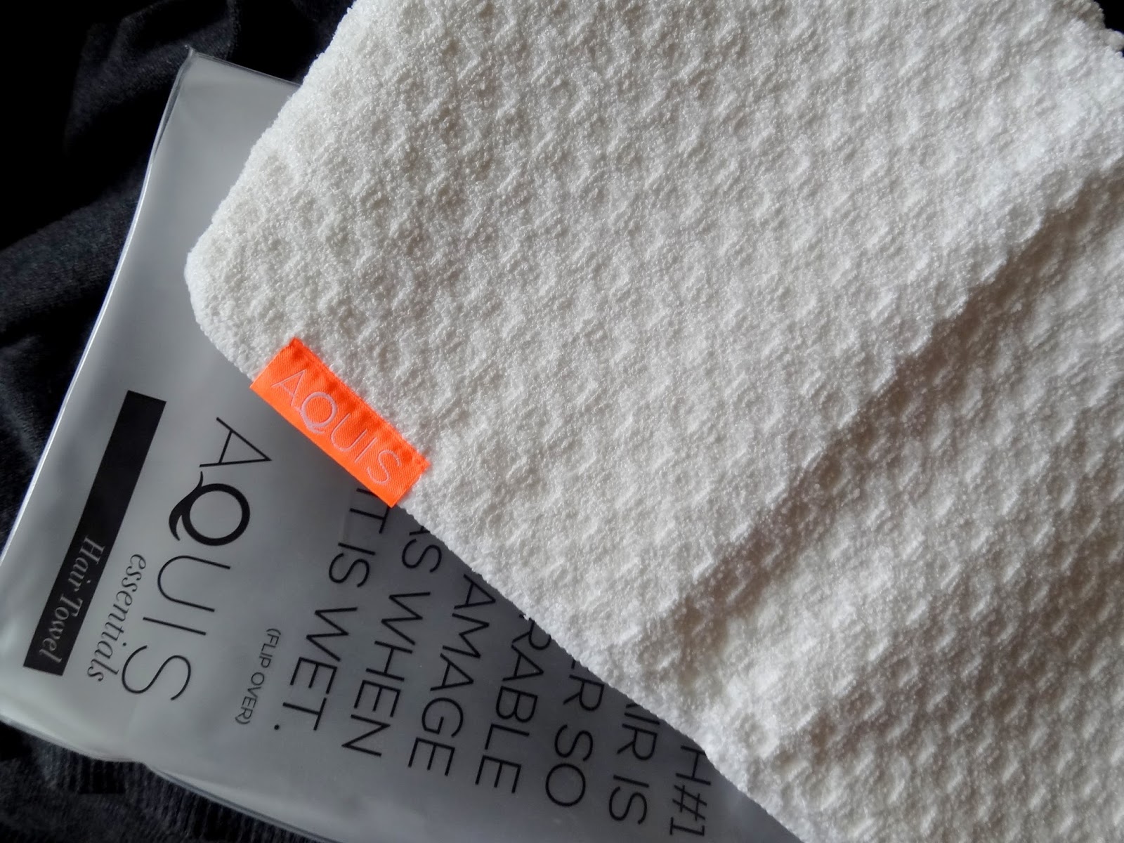 Makeup, Beauty and More Aquis Waffle Luxe Hair Towel