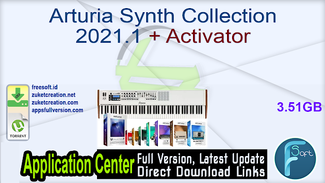 Arturia Synth Collection 2021.1 + Activator