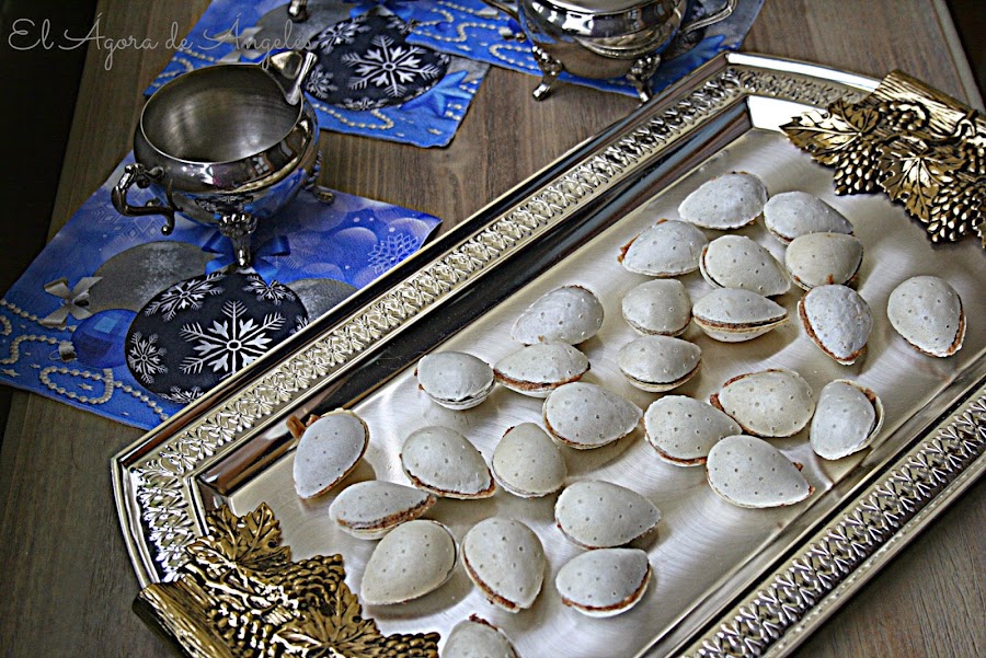 almendras rellenas, navidad