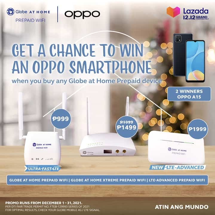 Globe At Home x OPPO Promo: How to Win an OPPO smartphone?