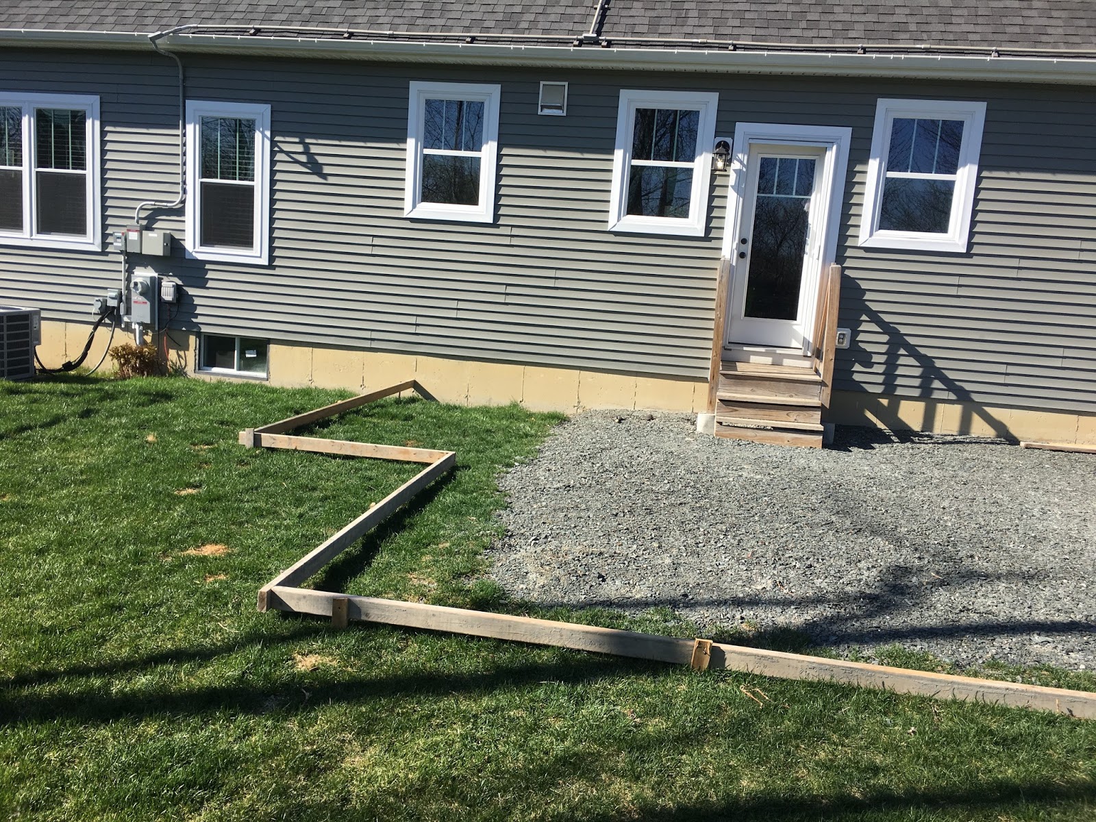 Our Stamped Concrete Patio Makeover The Unique Nest