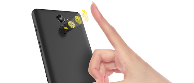 Fingerprint sensor in smartphone