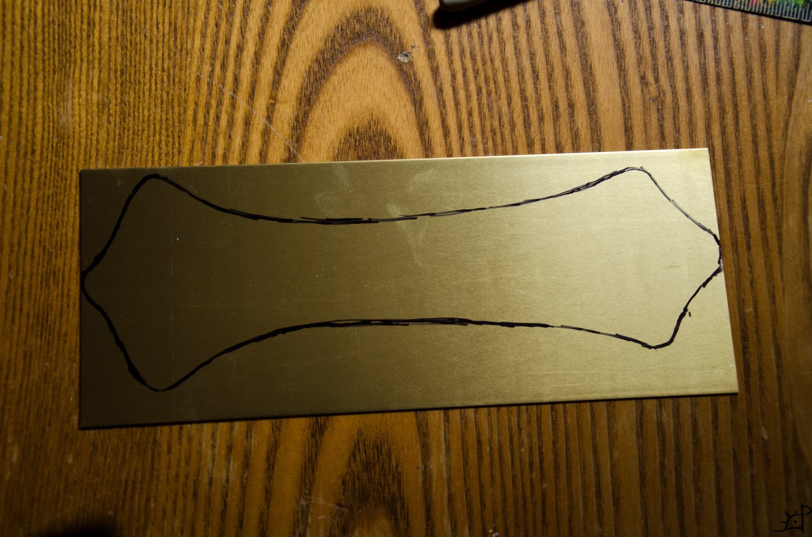 Shards of the Dark Age: Arm Guard Part I- Beginnings in Working Sheet Metal