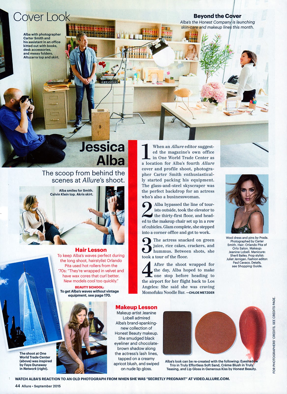 tblog130241: Actress, Model @ Jessica Alba - Allure , September 2015