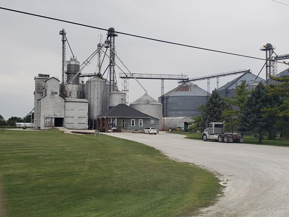 Towns and Nature Wilton, IL Crawford Grain Elevator, two wood