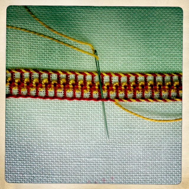 Leas lille verden A Series of Stitches Double blanket stitch variation