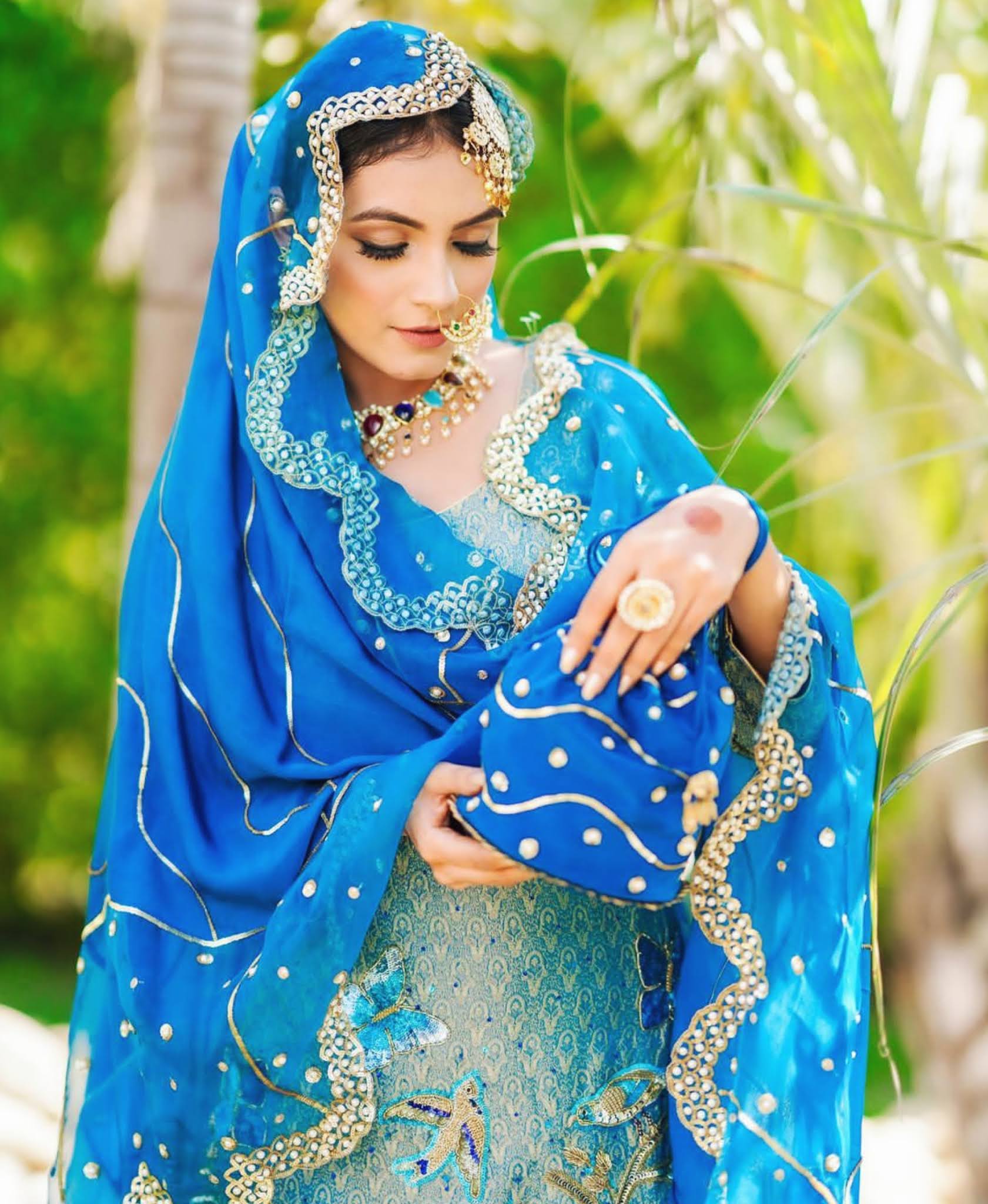 Grace Beauty Spa - Beautiful princess ready for jaggo night 😍💕 Punjabi  look #hairstyle #punjabisuit #punjabiwedding 💋little princess 👸💅🏽grace  beauty spa! | Facebook