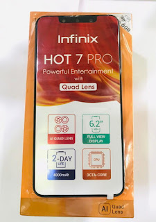Hape Infinix Hot 7 Pro New RAM 6GB ROM 64GB 4G LTE Barang Sisa Stok