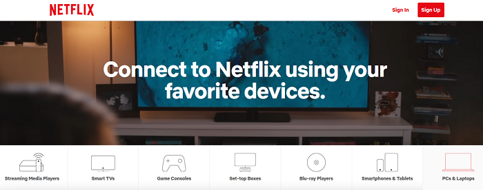 Dispositivi supportati da Netflix