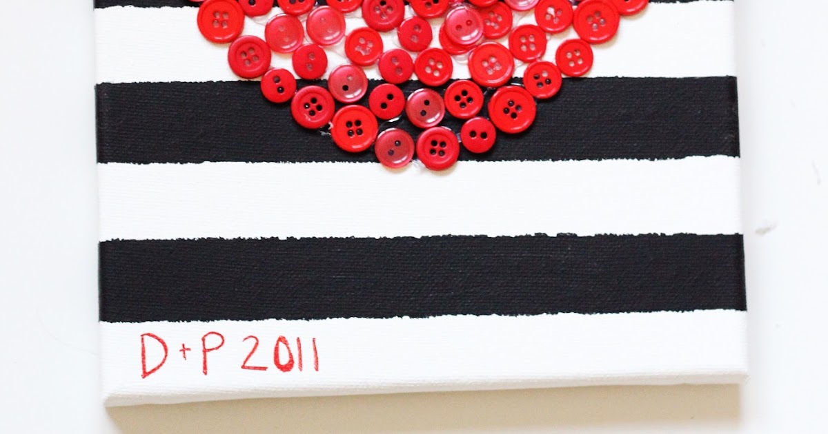 DIY Valentine's Canvas Decor