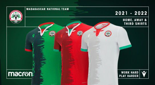 マダガスカル代表 2021 ユニフォーム-ホーム-アウェイ-サード