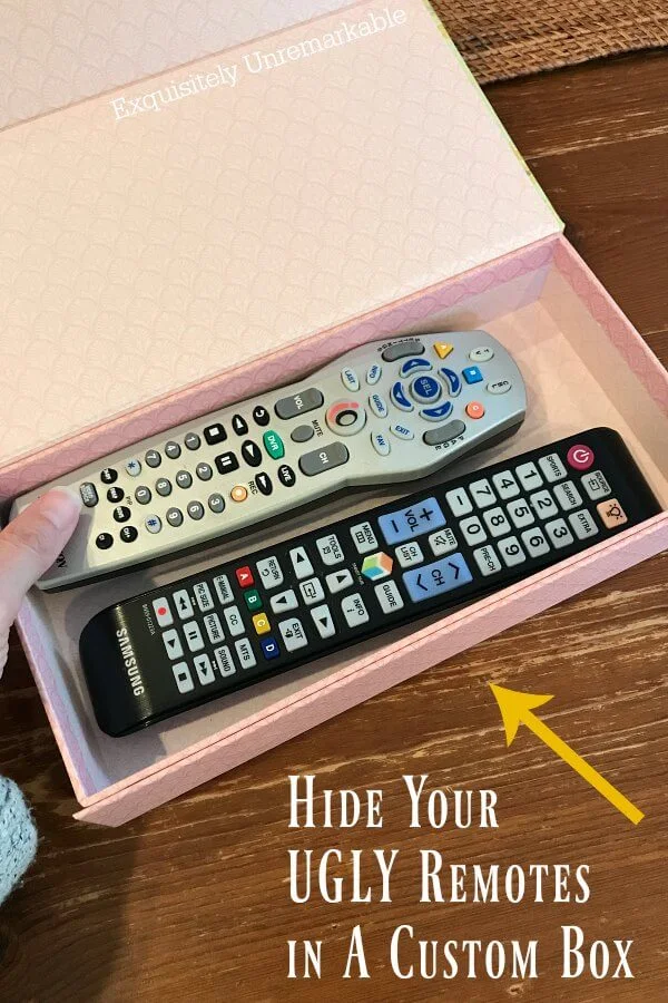 Hide Those Ugly Remotes