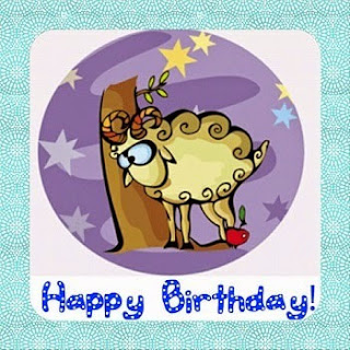 cute zodiac Aries birthday ecards